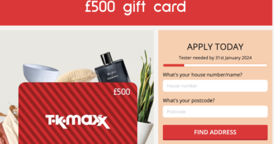 Mystery Shop at TK Maxx with £500 gift card